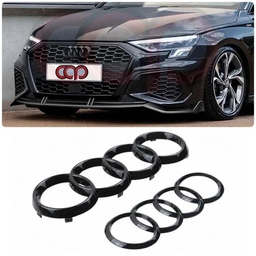 Audi gloss black - gloss, front