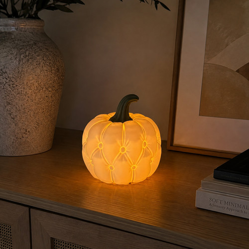 Cushion pumpkin led - pumpkin,