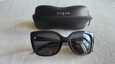 Vogue black frame cat's eye sunglasses. VO 5337-S. With case.