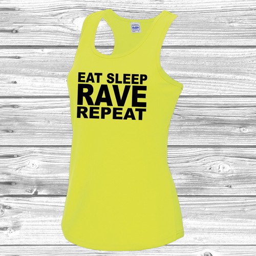 Eat sleep rave repeat girls - rave,