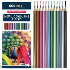 12-24 Metallic Pencils Intense