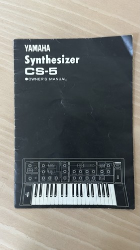 Yamaha original manual - cs, 5