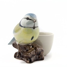 Quail Ceramics Egg Cup With Blue Tit