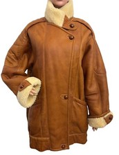 RARE VTG Shearling Leather