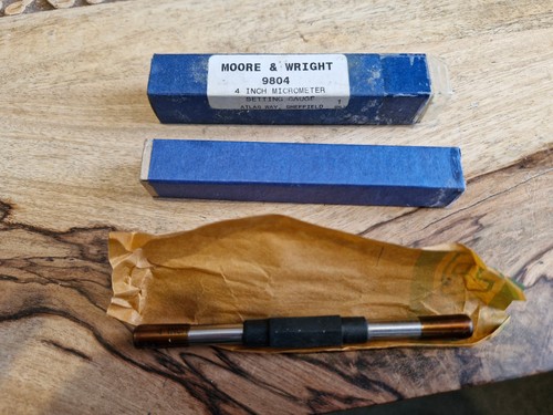 Moore and wright micrometer - 4",