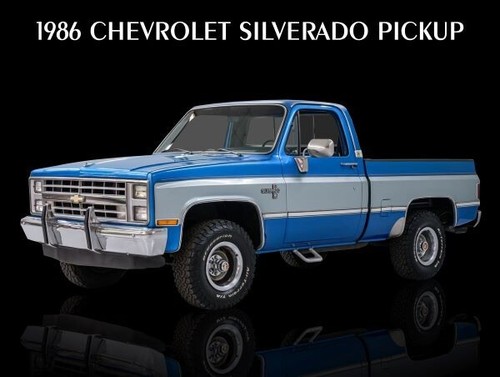 1986 chevrolet silverado - 1986,