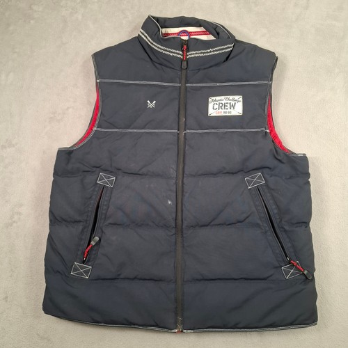 Crew gilet mens navy - gilet, down