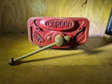 Old Vintage Gordon Bench Vice Woodwork 6" Wide 4.5" Open