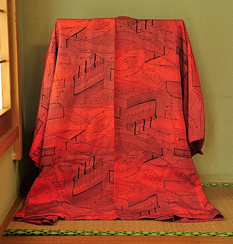 Vintage japanese kimono - japanese,