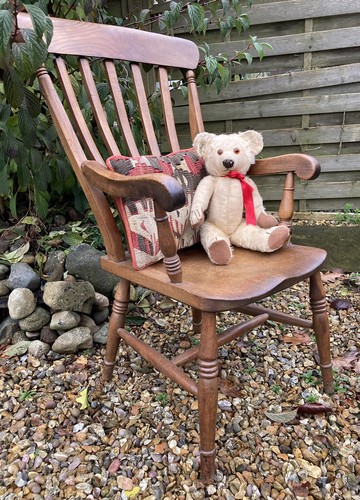 Antique victorian wooden elm - wooden,