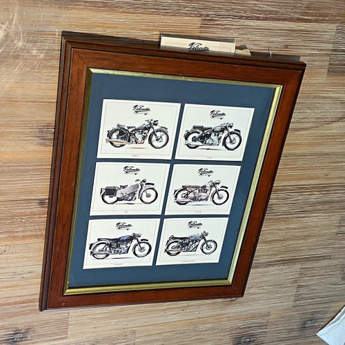 Velocette motorcycle art cards - velocette,