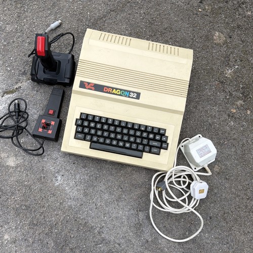 Vintage dragon computer - vintage,