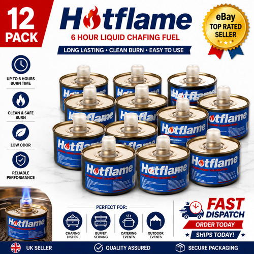 Hotflame gel cans 6 - cans,