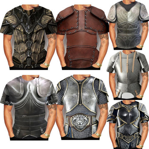 New medieval armor round neck - round,