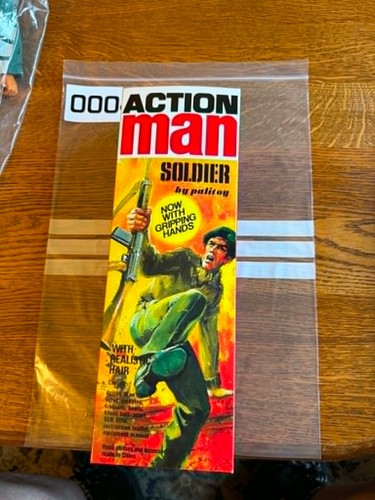 Vintage action man soldier - action,