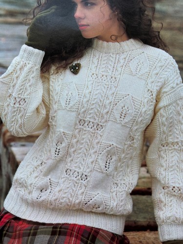 Ladies aran sweater - ladies,
