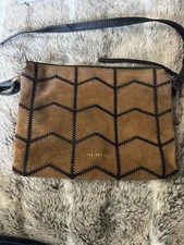 Ted Baker Suede Tan And Black