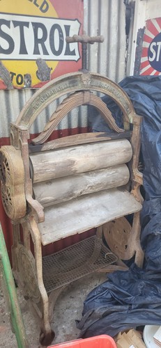 Antique washing mangle - antique,