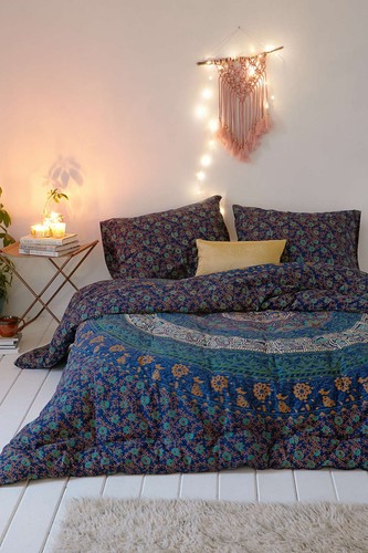 Hippie indian tapestry bed - tapestry,