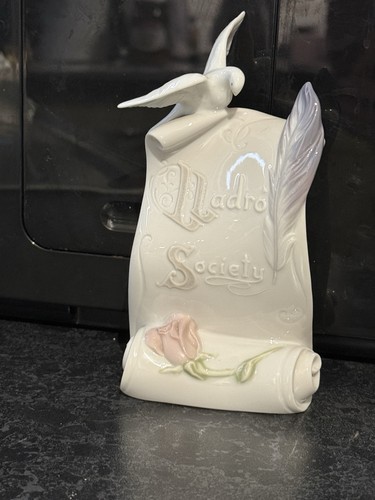 Lladro society scroll - society,
