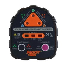 Socket & See SOK36 PRO Audible-Socket-Loop-Polarity-RCD Fault Detector Tester
