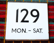 LONDON TRANSPORT ENAMEL BUS