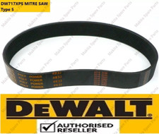 GENUINE DEWALT BELT N767583 FOR DW717XPS MITRE SAW Type 5