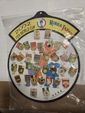 World Cup 2002 Pin Badges Set Of 34 - Complete