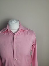 Pal Zileri Shirt Pink 16" Regular Fit Double Cuff
