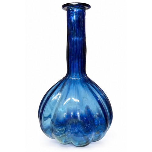 Vintage hand blown - blue, art