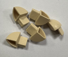 5 x Ivory Genesis Corner Tile