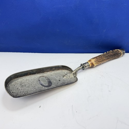 Horn handle table crumb - horn, tray