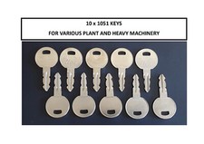 10 x 1051 KS101 1621 TM13 THWAITES LUCAS TRI MARK TRIMARK TEREX DUMPER KEYS