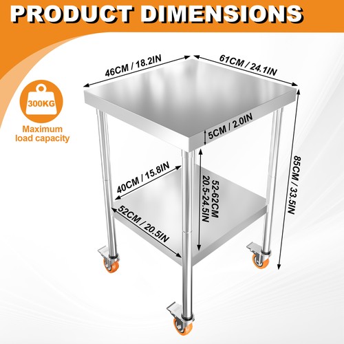 Stainless steel table - steel, kitchen