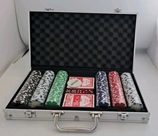 300 piece Poker set in metal carry case