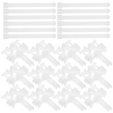  12 Sets Vertical Blind Slats Repair Kit for Blinds Carrier Headrail Track