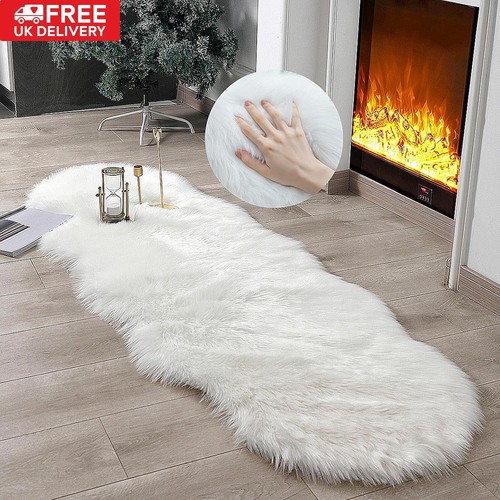 Large faux fur sheepskin - large,
