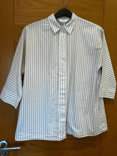 Primark pinstripe shirt white - pinstripe,