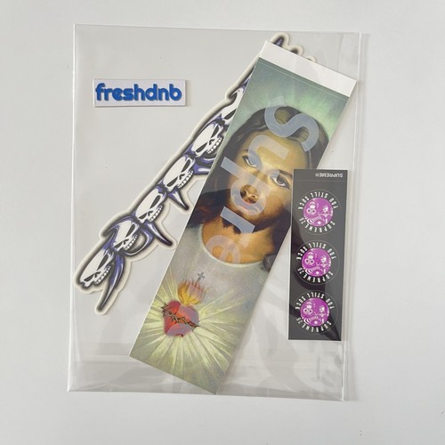 Supreme prayer card box logo - supreme,