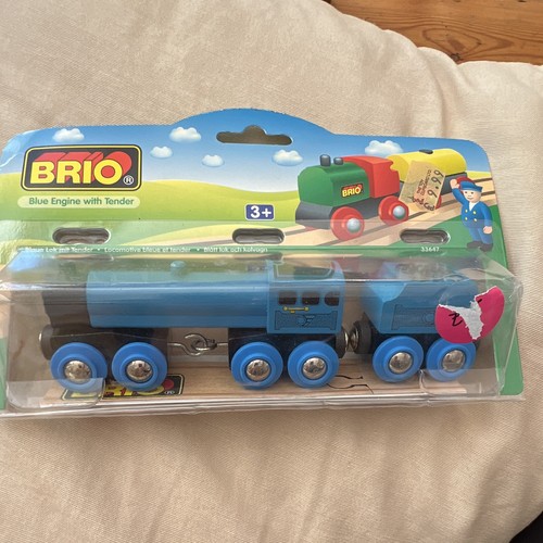 Brio blue engine with tender - with,