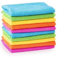 Microfibre Cleaning Cloths Towels Rags Dusters Car Bathroom Polish Dish Drying