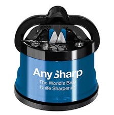 AnySharp World's Best Knife Sharpener, PowerGrip Suction, Original and Genuine