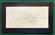 Antique Royal Signed Mourning