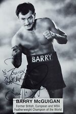 Barry McGuigan personalized