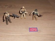 Mega Bloks Call of Duty Figures-Desert Storm x3, as shown- Mega Bloks Bundle