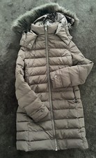 Zara Black Puffer Coat Fur