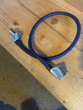 Monster 1m scart cable. Gold