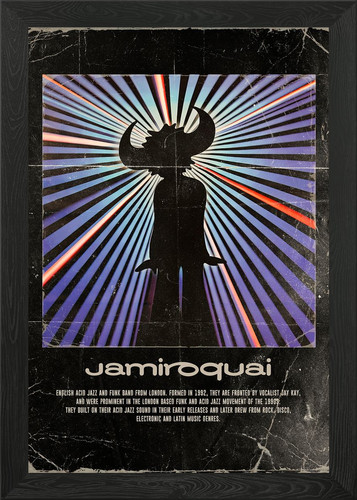 Jamiroquai framed wall art - wall,