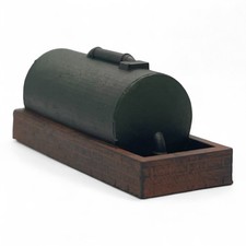 PAINTED - N Scale Gauge Fuel Oil Storage Tank 1:148 (Depot Diesel Brick Bund)