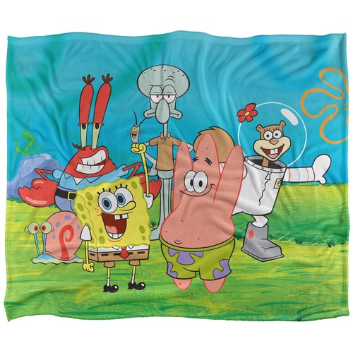 Spongebob group scene silky - spongebob,